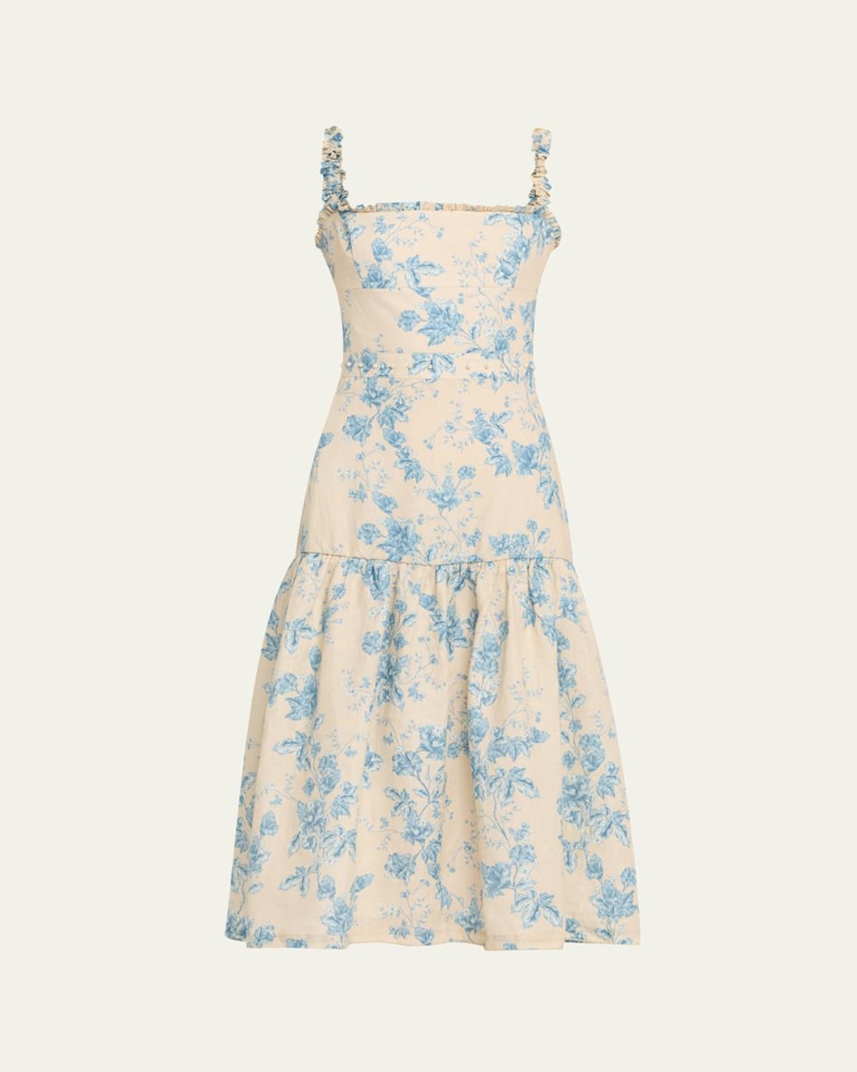 Bougainvillea Nispero Midi Dress